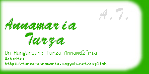 annamaria turza business card